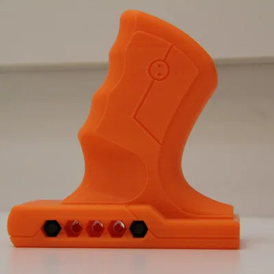 Tay cầm Nerf Raider/Rampage gắn rail Picatinny & Dart Zone