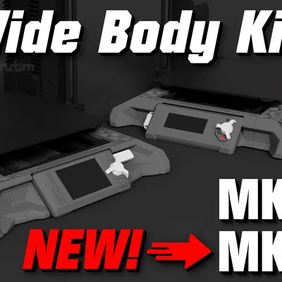 Body Kit Prusa MK3 MK4 | Bulletproof Wide Body | MK3 MK3.5 MK3.9 MK4 MK4S