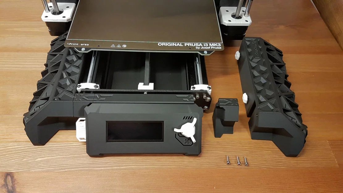 Body Kit Prusa MK3 MK4 | Bulletproof Wide Body | MK3 MK3.5 MK3.9 MK4 MK4S - Image 20