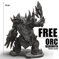 ORC BEHEMOOTH 75mm scale - FREE - Thumbnail 3