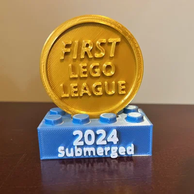 Cúp khối Lego First Lego League