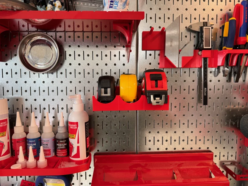 Giá treo 3 thước cuộn cho bảng Wall Control in 3D - Image 1