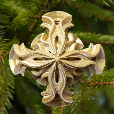 Ngôi sao trang trí cây thông Noel v2 (Star Christmas Tree Ornament v2)