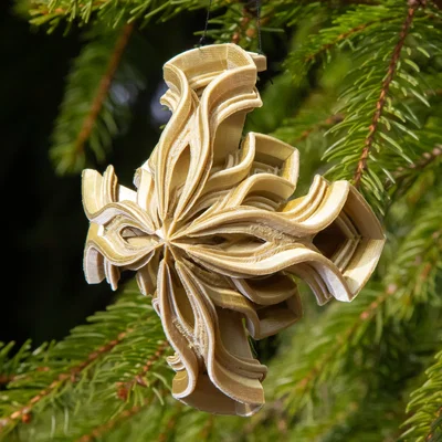 Ngôi sao trang trí cây thông Noel v2 (Star Christmas Tree Ornament v2)