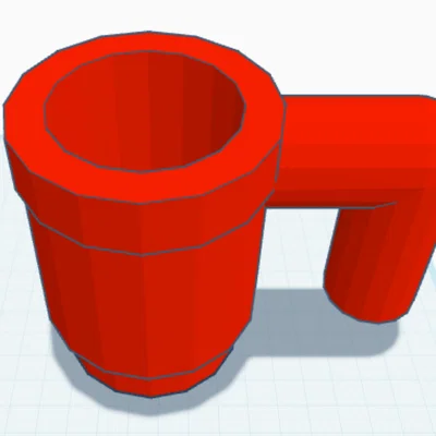 Ly Cốc Nhựa Cho Nhân Vật Lego Tỷ Lệ 10:1 - Mẫu In 3D Sáng Tạo