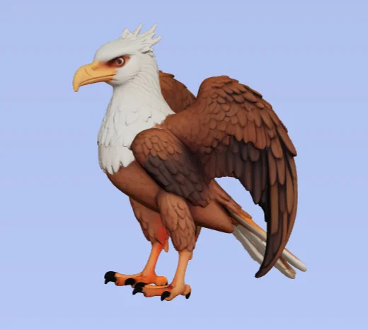 Mô hình đại bàng 3D trang trí (Eagle - Aguila) sắc nét - Image 1