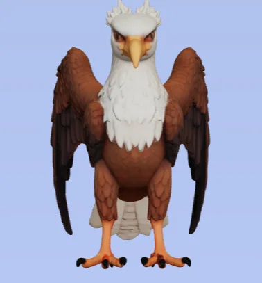 Mô hình đại bàng 3D trang trí (Eagle - Aguila) sắc nét - Image 2