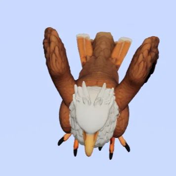 Mô hình đại bàng 3D trang trí (Eagle - Aguila) sắc nét