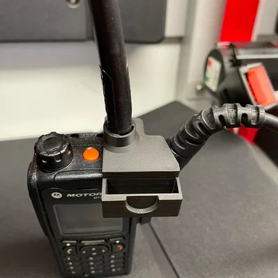Giá treo micro bộ đàm Motorola in 3D cho lính cứu hỏa