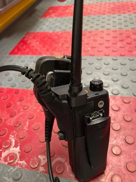 Giá treo micro bộ đàm Motorola in 3D cho lính cứu hỏa - Image 4