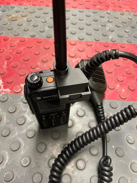 Giá treo micro bộ đàm Motorola in 3D cho lính cứu hỏa - Image 5
