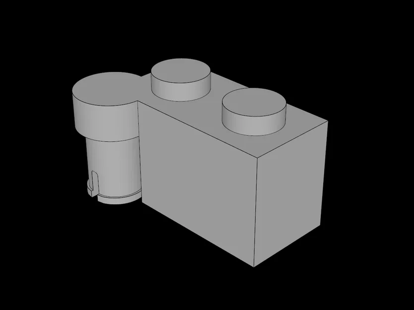 Gạch nối bản lề 1x4 tương thích Lego - Phụ kiện in 3D chuyên dụng - Image 1