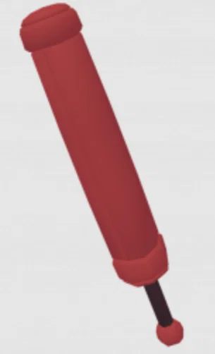 Mô hình gậy Yeeps Bat - Phụ kiện 3D cho Yeeps Plushy siêu dễ thương - Image 1