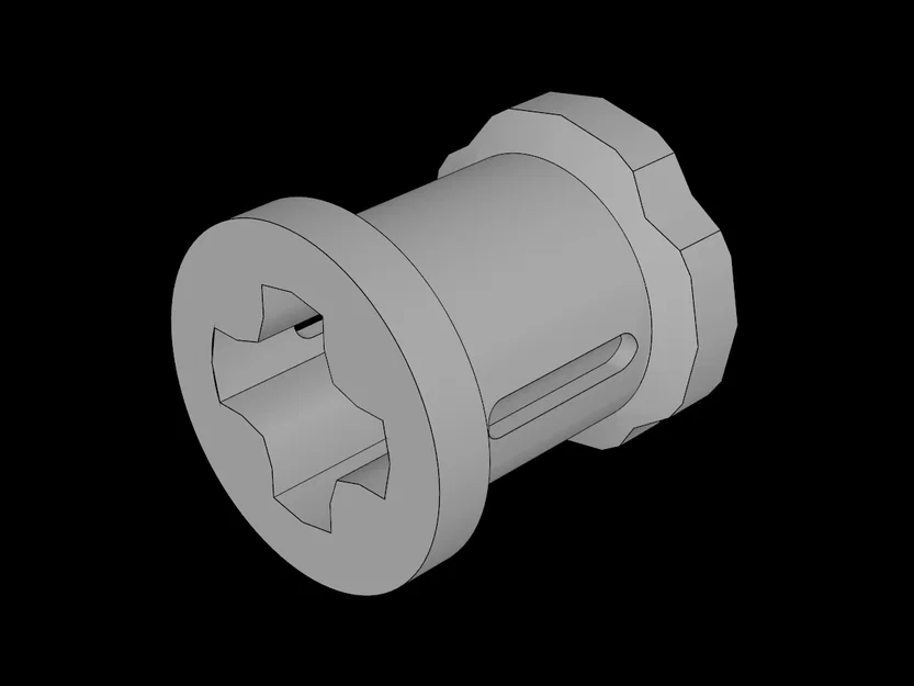 Bạc đạn Technic Bush tương thích Lego 3713 (File in 3D) - Image 1