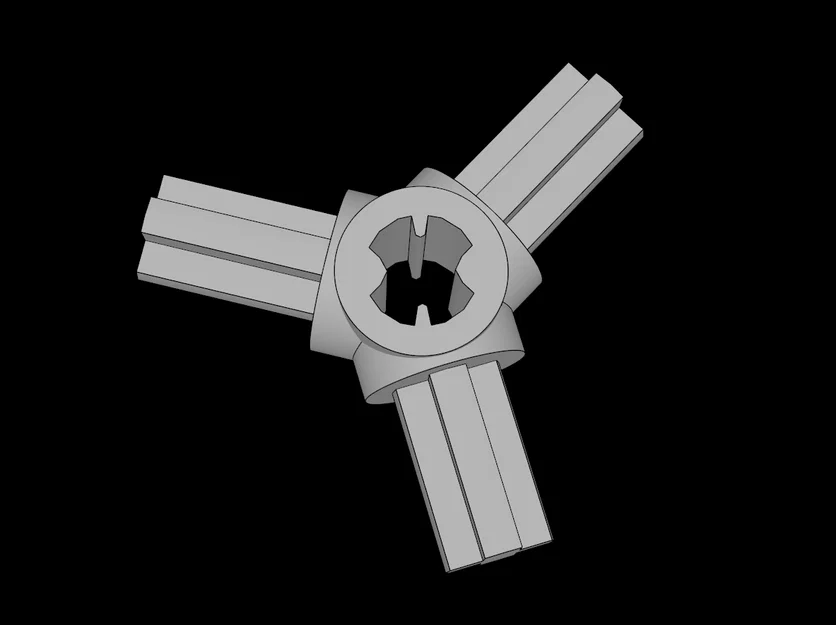 Khớp nối 3 trục Technic tương thích Lego (57585) - Mẫu in 3D - Image 1