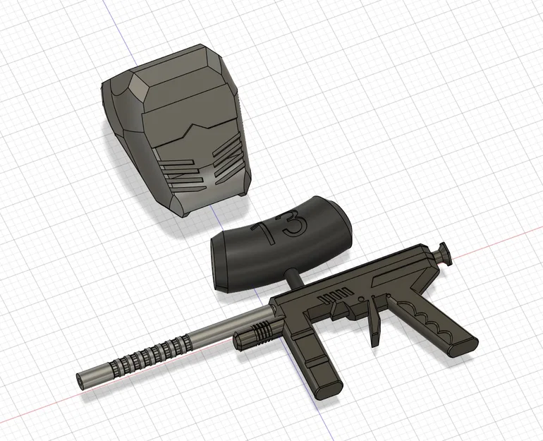 Dummy 13 – Súng Paintball và Mặt Nạ - Image 4