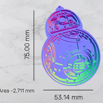 Bộ khuôn cắt bánh quy Star Wars in 3D độc đáo