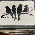 Chim (Birds) – Khuôn Stencil/Template để vẽ và sơn - Thumbnail 2
