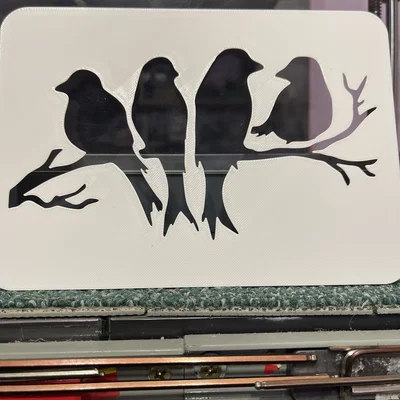 Chim (Birds) – Khuôn Stencil/Template để vẽ và sơn