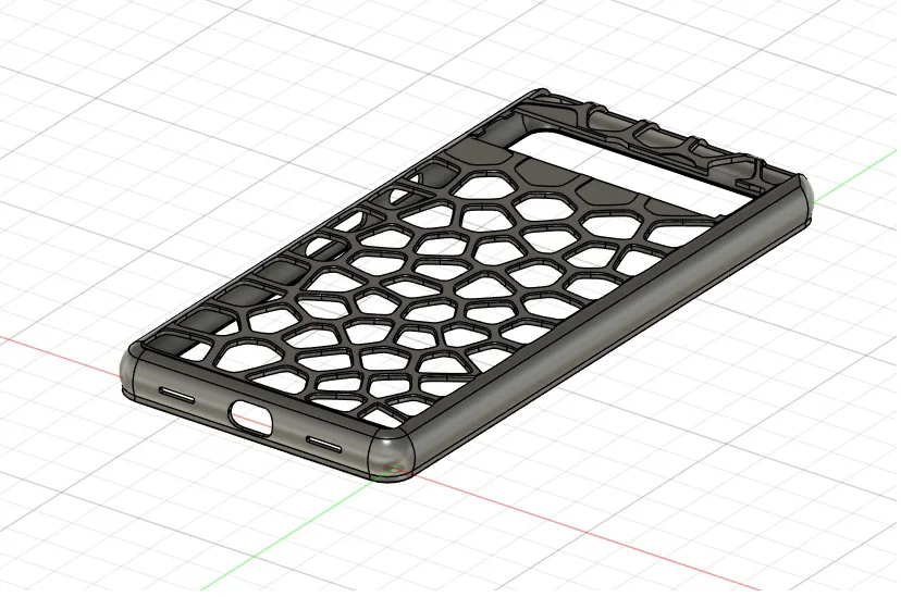Ốp lưng Google Pixel 7a thiết kế dạng lưới tổ ong ấn tượng - Image 1