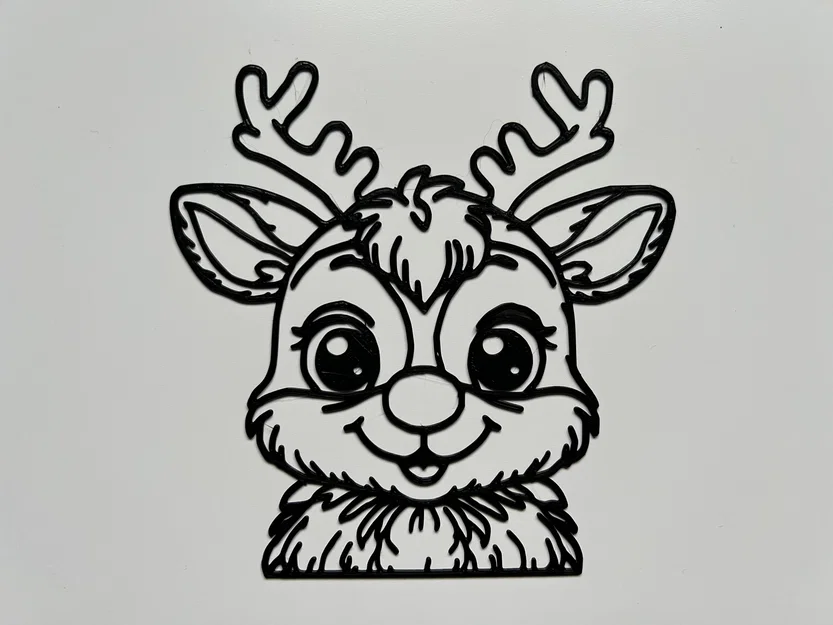 Wall Art Thú Dễ Thương Giáng Sinh #3 - Image 1