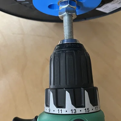 Adapter đơn giản: Quấn lại spool filament bằng máy vặn vít pin (Simple Cone)