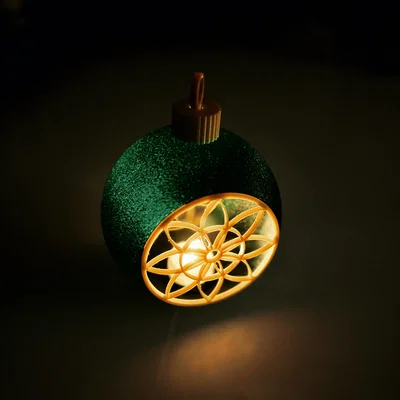 Tealight Snowglobe – Quả cầu tuyết Noel dùng tealight