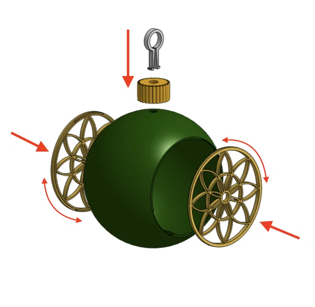 Tealight Snowglobe – Quả cầu tuyết Noel dùng tealight - Image 5