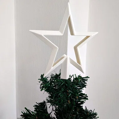 Chóp Cây Noel Ngôi Sao Khối Nổi (Volumetric Star Christmas Tree Topper)