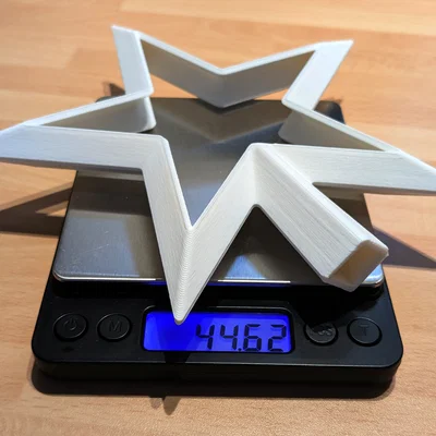 Chóp Cây Noel Ngôi Sao Khối Nổi (Volumetric Star Christmas Tree Topper)