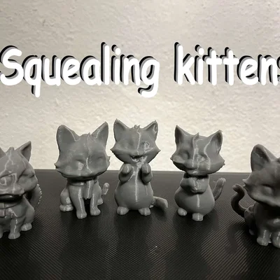 Mèo con nũng nịu, kêu éc éc (Begging, Squealing kittens, cats)