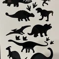 Khủng long – Khuôn stencil (template) để vẽ và tô màu - Thumbnail 1