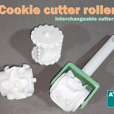 Cookie cutter rolller – Trục lăn khuôn cắt bánh quy