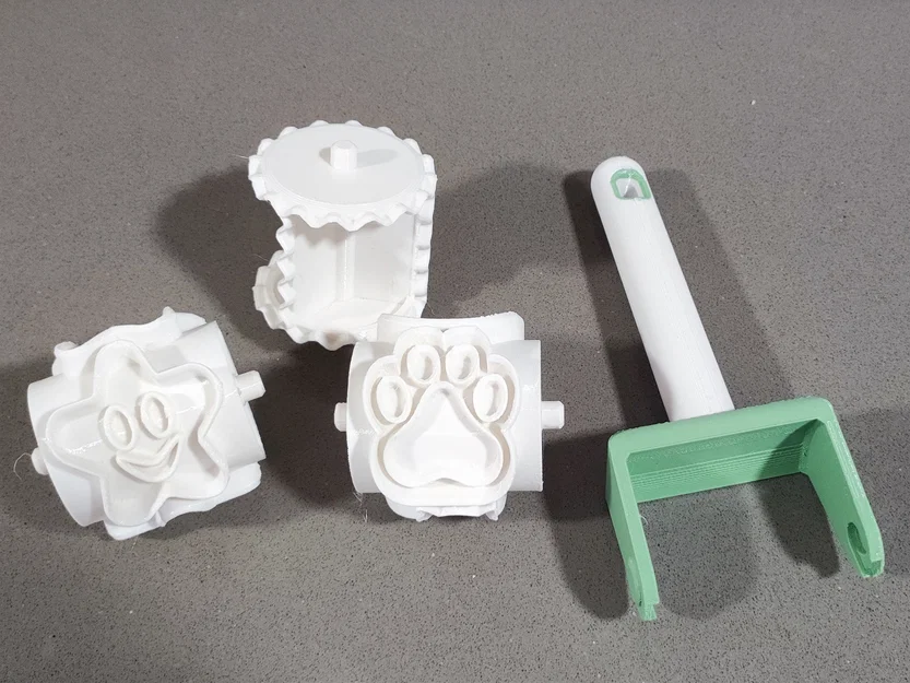 Cookie cutter rolller – Trục lăn khuôn cắt bánh quy - Image 4