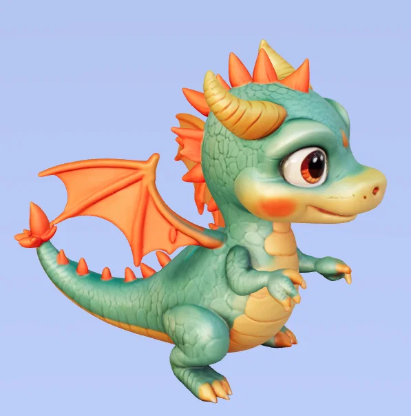 Mô hình rồng nhỏ (cute dragon) đáng yêu dùng trang trí bàn làm việc - Image 2