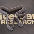 Khuôn cắt bánh quy – hình máy bay (Cookie cutter - airplane shape) - Thumbnail 1