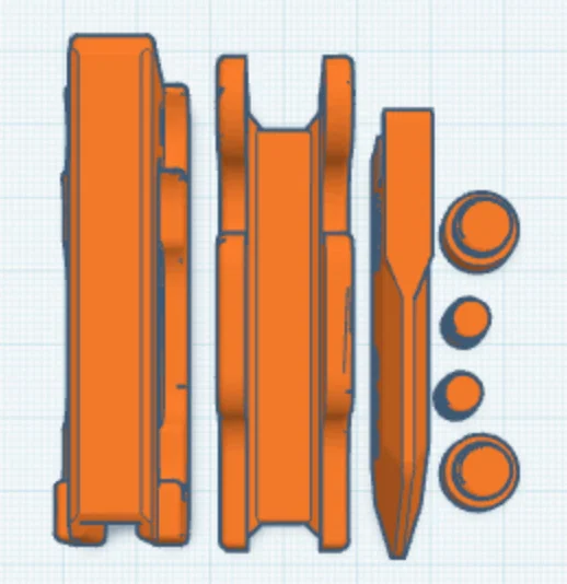 Mô hình dao Gravity Carrot Knife in 3D (Thiết kế in một lần) - Image 3