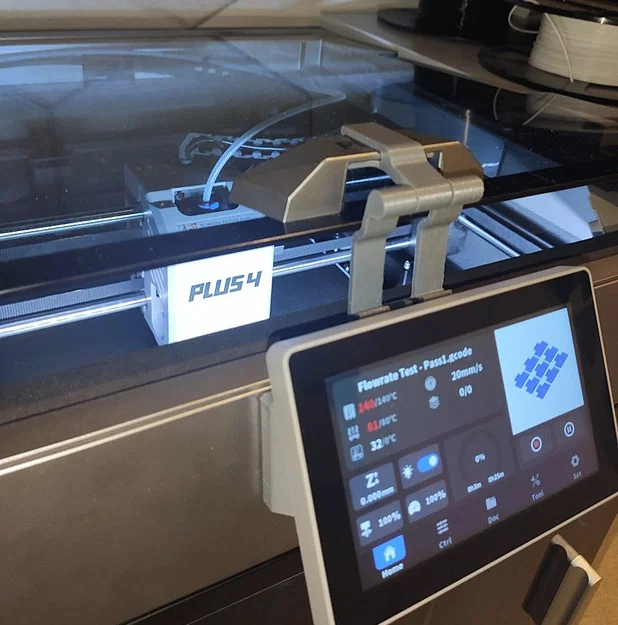 Qidi plus 4 - Giá đỡ kính phía trên - Image 2