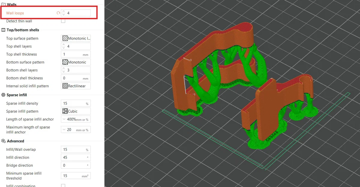 Qidi plus 4 - Giá đỡ kính phía trên - Image 4