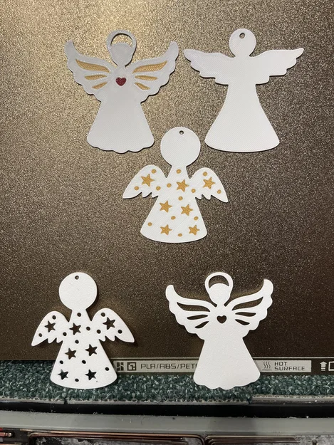 Mô hình thiên thần treo cây thông Giáng sinh - Đồ trang trí in 3D - Image 2