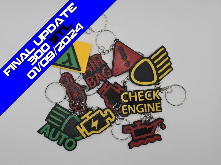 FINAL 300 Móc Khóa Biểu Tượng Táp-lô Ô Tô - MASTER COLLECTION - Image 1