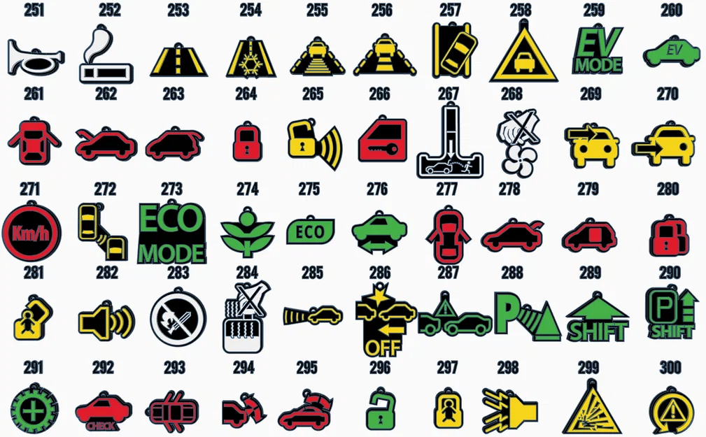 FINAL 300 Móc Khóa Biểu Tượng Táp-lô Ô Tô - MASTER COLLECTION - Image 8