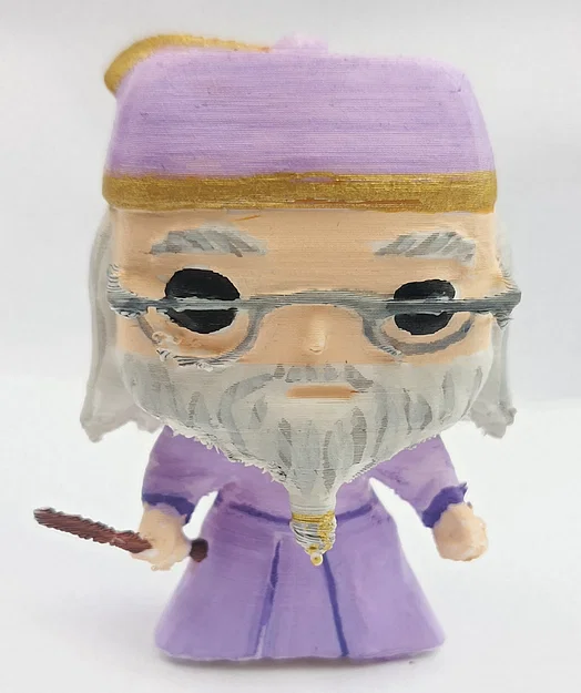 Mô hình 3D Albus Dumbledore phong cách Funko Pop siêu đẹp - Image 1