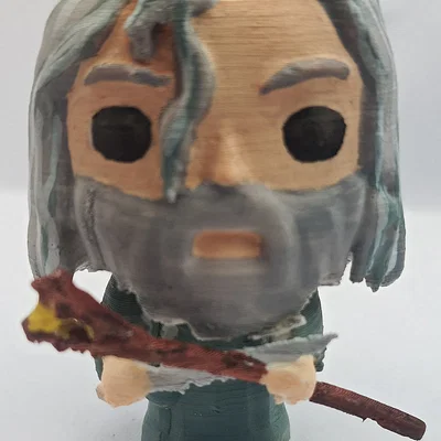Mô hình Gandalf phong cách Funko Pop 3D cực chất