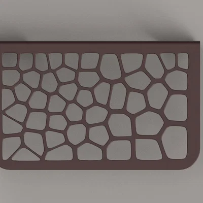 Kệ tường thiết kế Voronoi - Mensola con design stile Voronoi