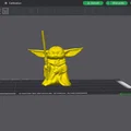 Mô hình 3D Baby Yoda cầm Light Saber cực đáng yêu cho fan Star Wars - Thumbnail 2