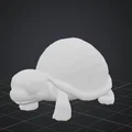 Bộ 3 mô hình rùa nhỏ đáng yêu (Cute Turtles) cho máy in 3D - Thumbnail 1