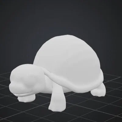 Bộ 3 mô hình rùa nhỏ đáng yêu (Cute Turtles) cho máy in 3D