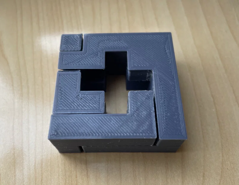 Mô hình giải đố Cross Puzzle (Hanayama style) in 3D đầy thử thách - Image 2