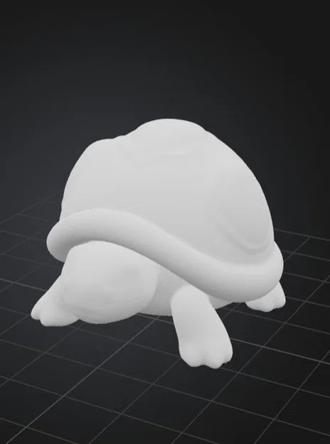 Bộ 3 mô hình rùa nhỏ đáng yêu (Cute Turtles) cho máy in 3D - Image 3